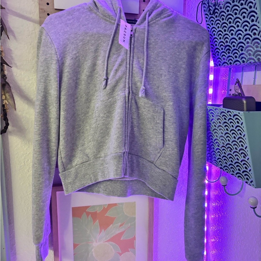 Brandy Melville Crystal hoodie NWT